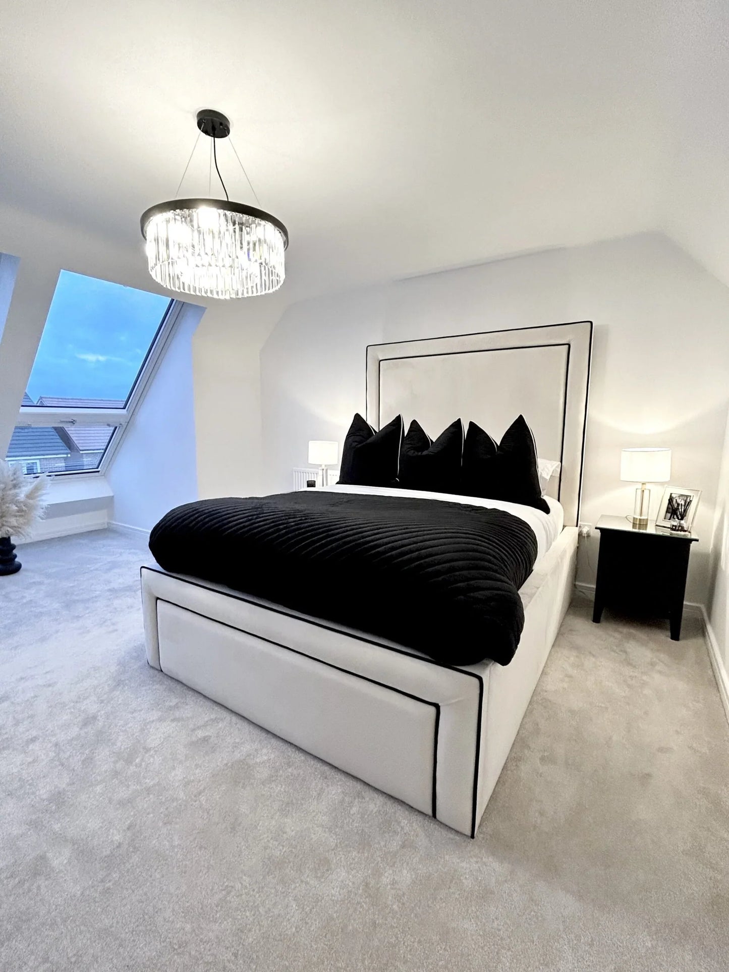 Lichfield Bedframe Full Setup Right Side view