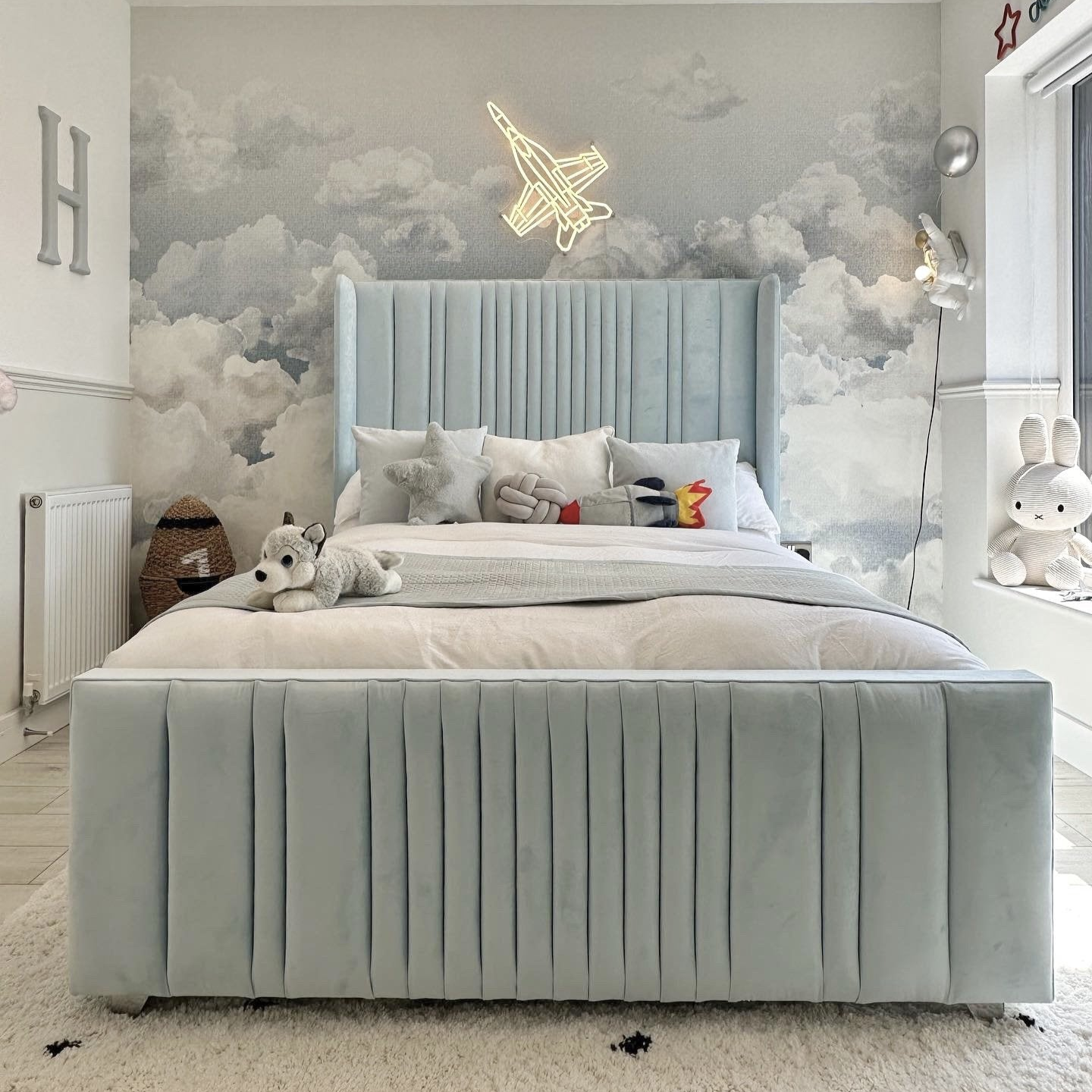 Edinburgh Bedframe Full Setup Front View