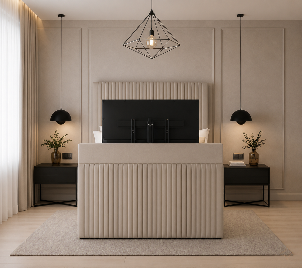 Lisbon TV Bed | Fits 27"–43" TVs | Free Assembly Included