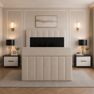 Rome TV Bed | Fits 27"–43" TVs | Free Assembly Included