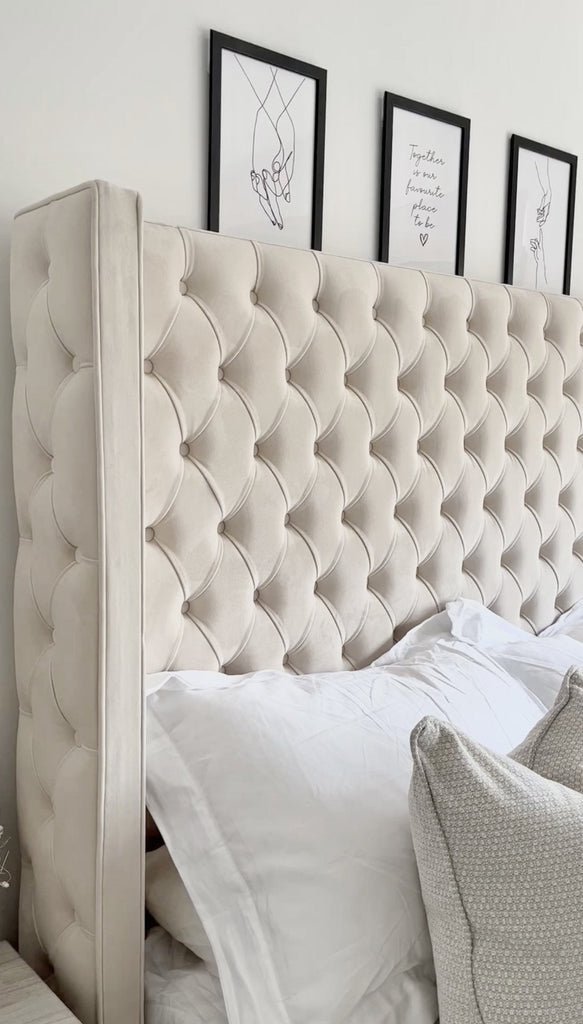 Crestwood Bedframe Headboard Side View