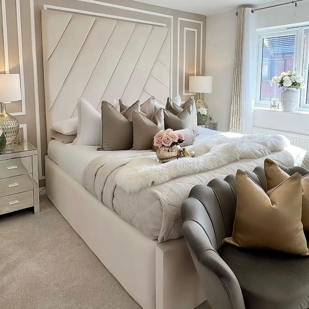 Henley Tall Headboard Bed