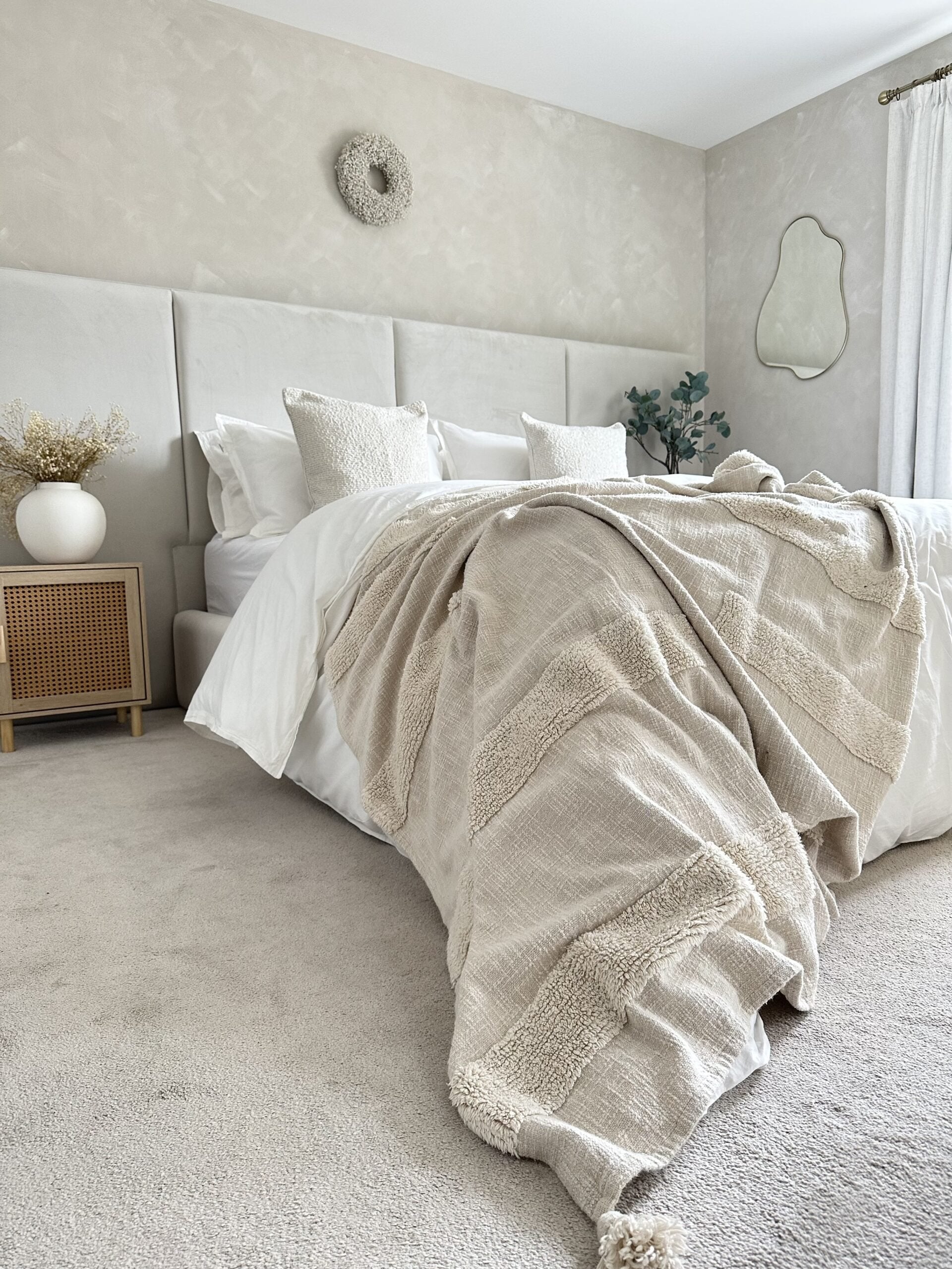 Hathaway Wide Panelled Bedframe