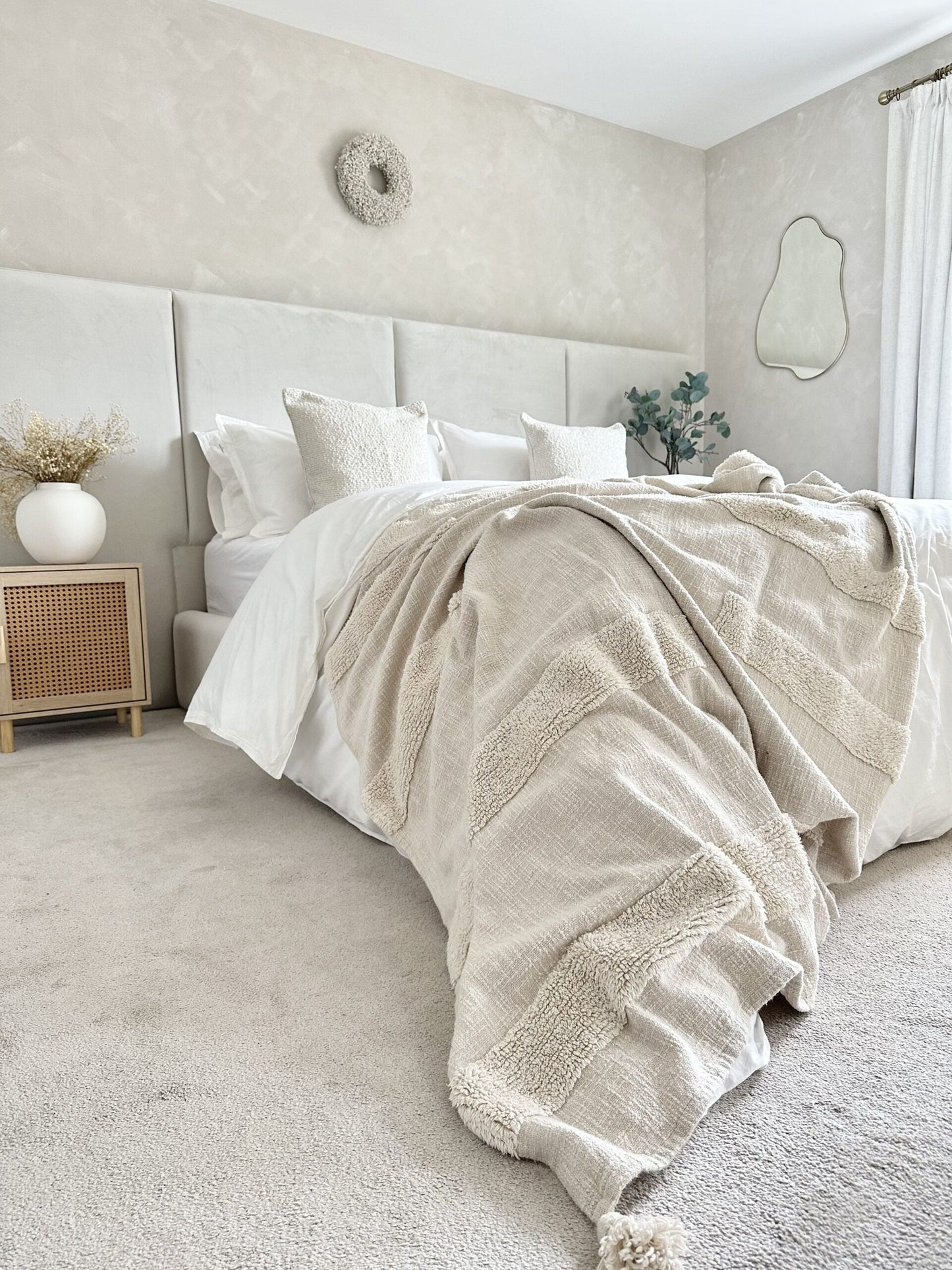 Hathaway Wide Panelled Bedframe