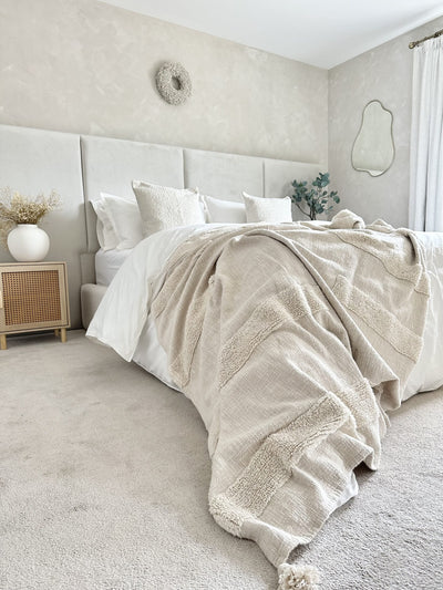 Hathaway Wide Panelled Bedframe