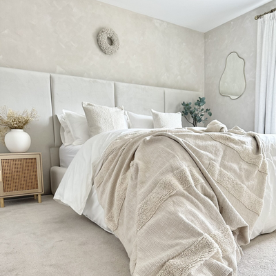 Hathaway Wide Panelled Bedframe