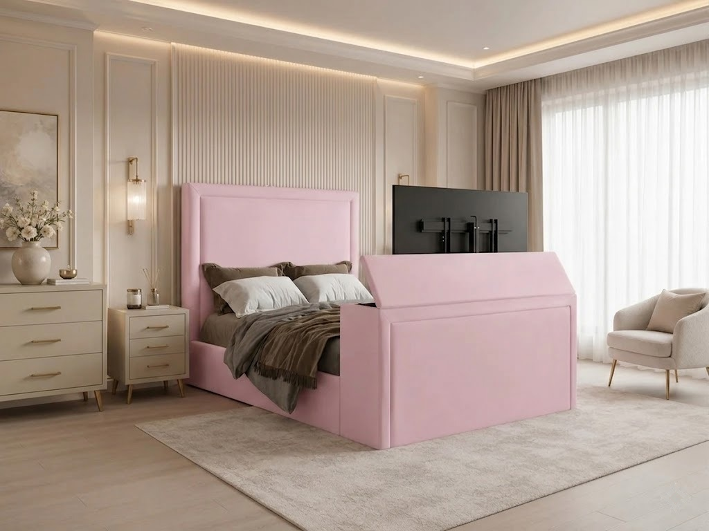 Florence TV Bed | Fits 27"–43" TVs | Free Assembly Included