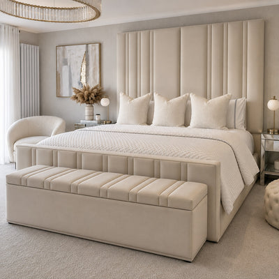 Letto Devonshire di lusso con testiera alta