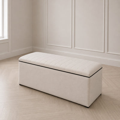 Ritz Luxury Tall Panelled Bed With Contrast Piping