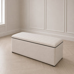 Ritz Luxury Tall Panelled Bed With Contrast Piping