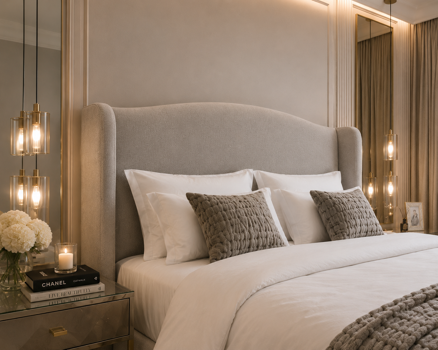 Albans Studded Bed Frame