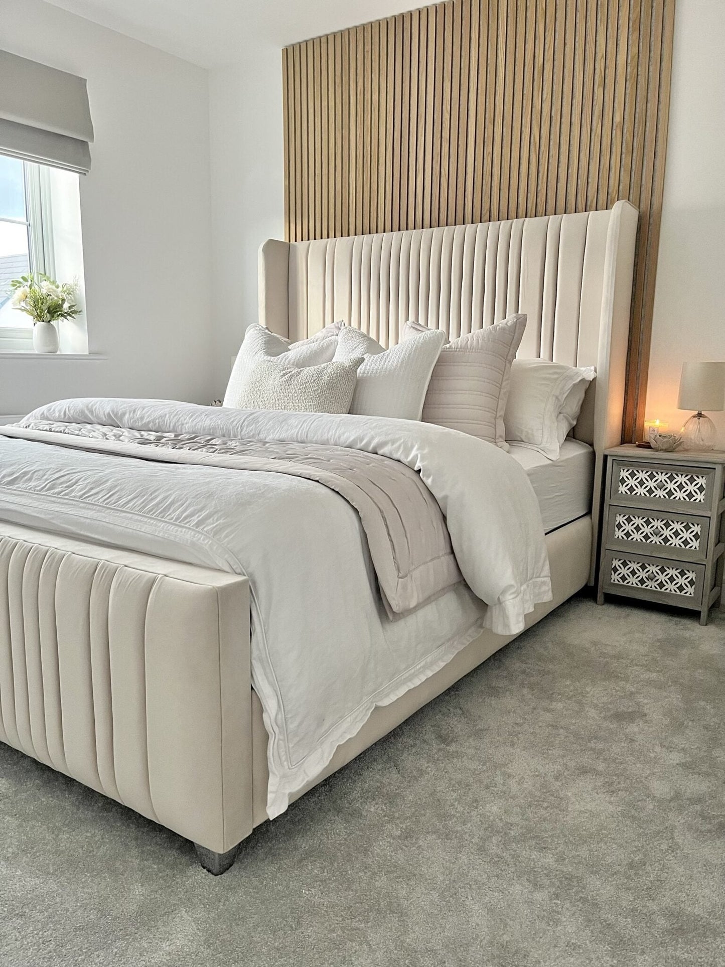 Edinburgh Bedframe Full Setup Side View