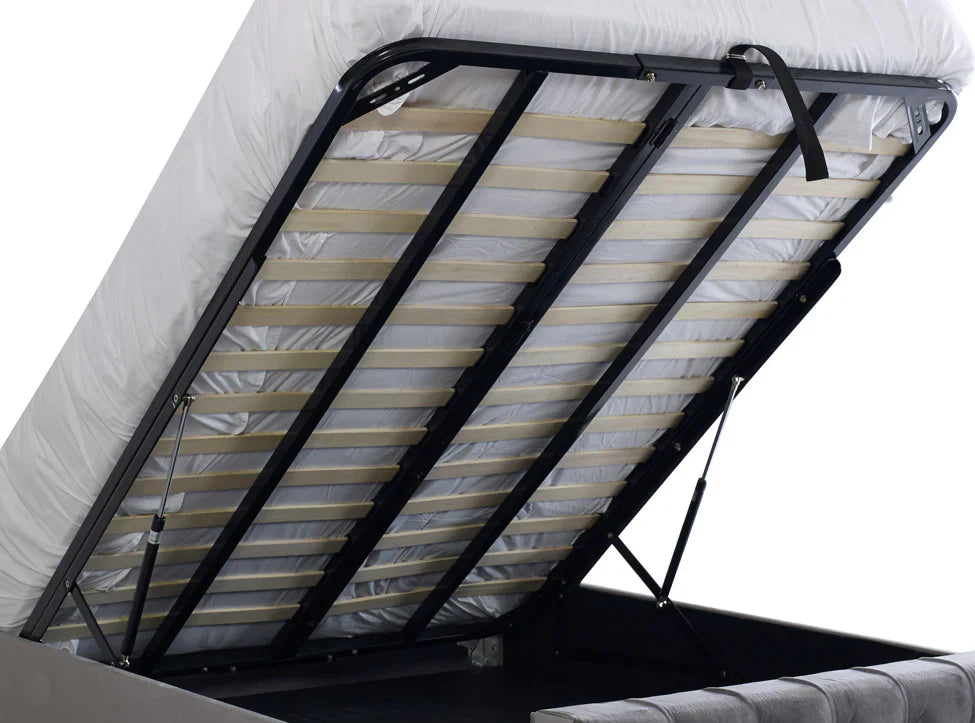 Langley Bedframe Storage Box Open View